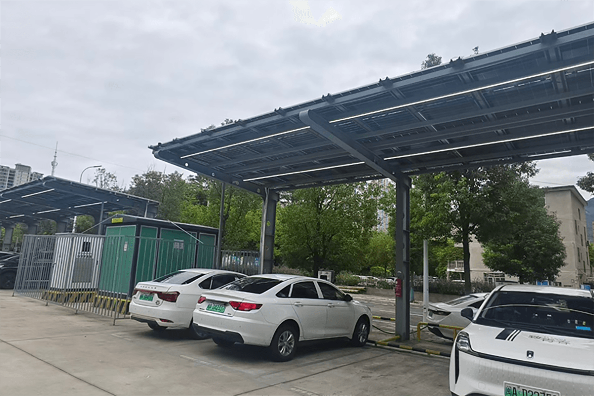Case Walkthrough: A Grid-Tied Solar Carport EV Charging Site (No Battery Storage) with Power Distribution + Driver Lounge