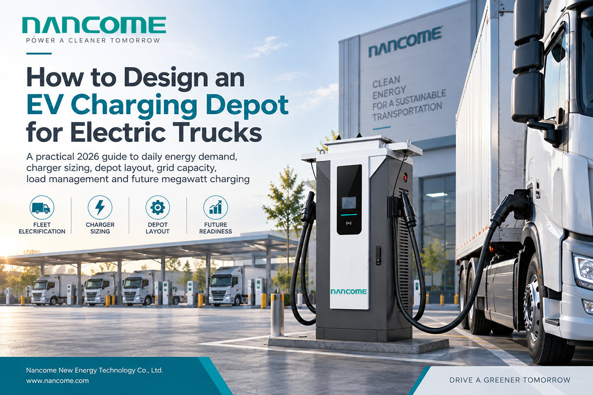 How to Design an EV Charging Depot for Electric Trucks