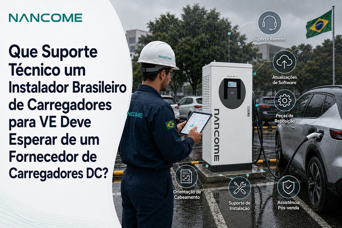 O que Deve Ser Verificado Antes de Instalar um Carregador DC?