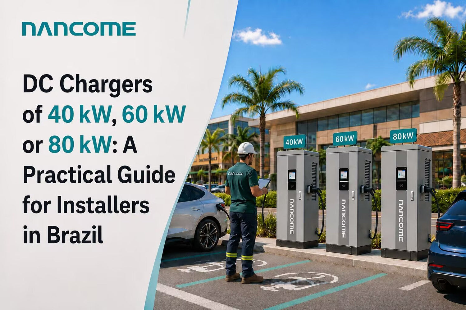 40kW, 60kW or 80kW DC Chargers in Brazil