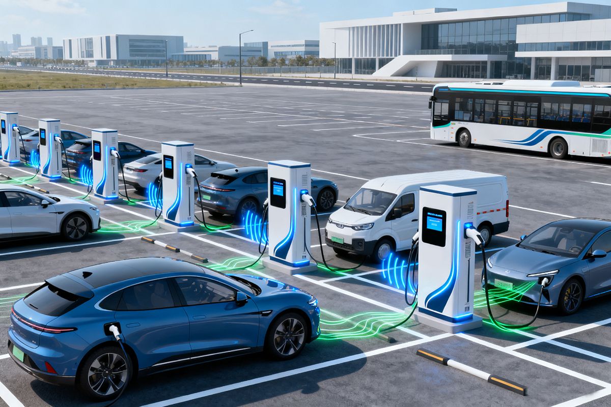 Empowering the Future: ev dc fast charging station and custom ev chargers for commercial use