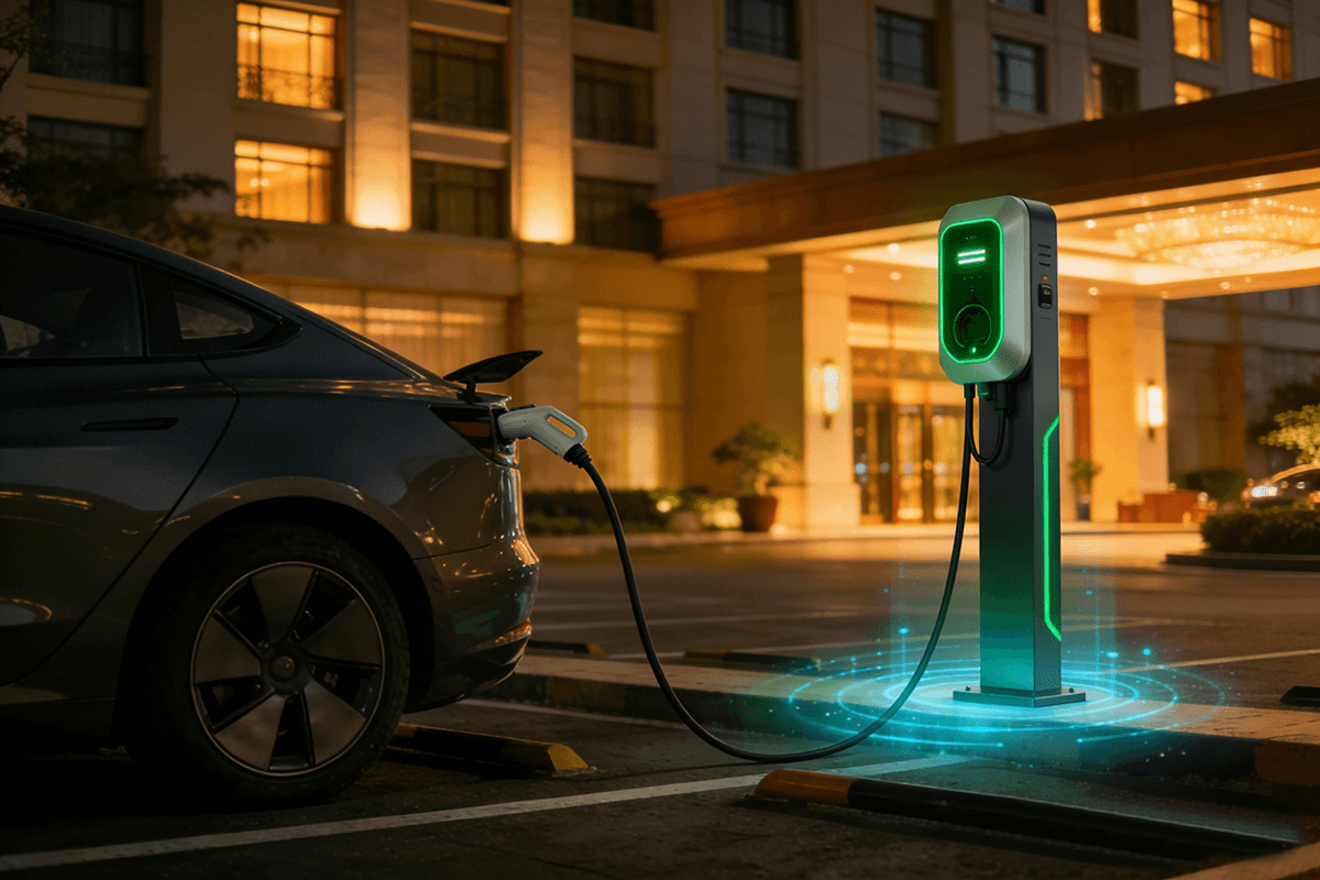 Hotels with EV Charging Stations Attract More Guests and Increase Bookings