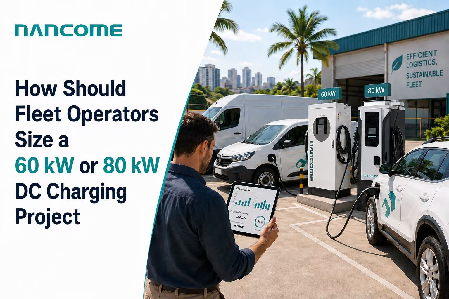 How to Size a DC Charging Project for an Electric Fleet in Brazil
