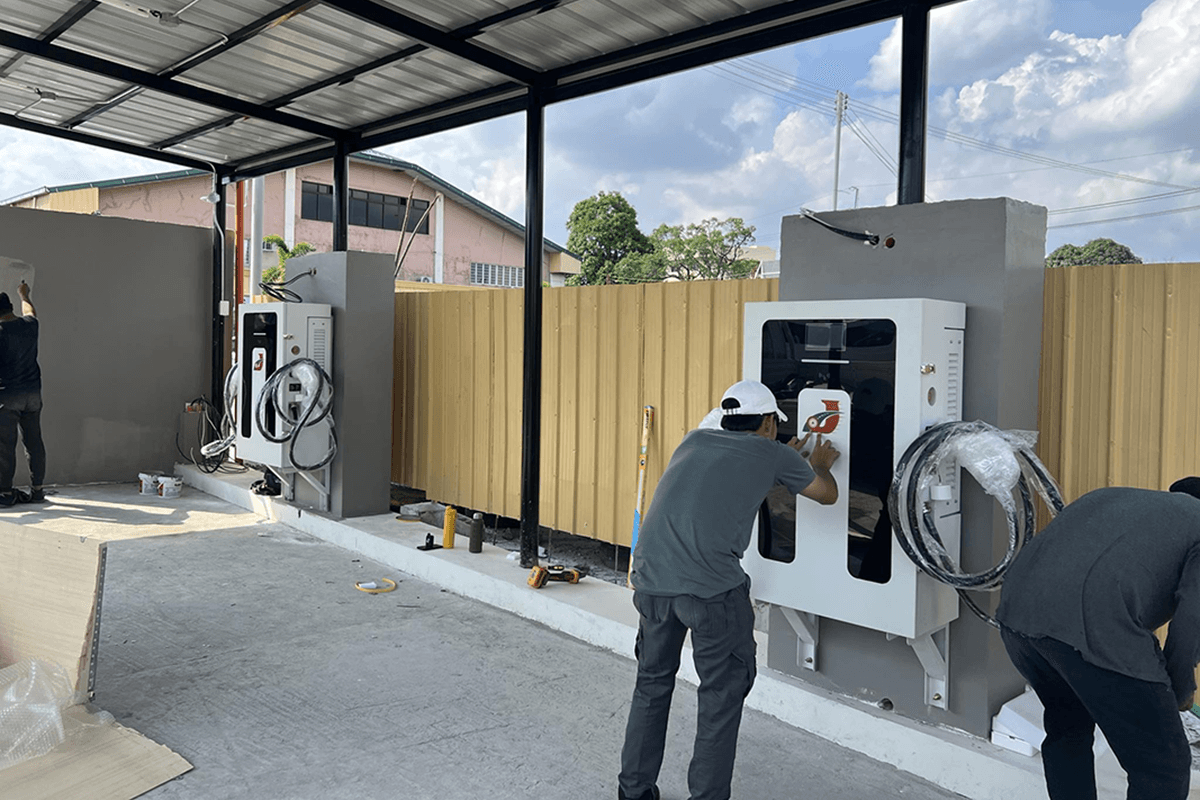 Philippines Fleet Depot Case Study – 40 kW Dual‑Gun Wall‑Mounted DC Chargers
